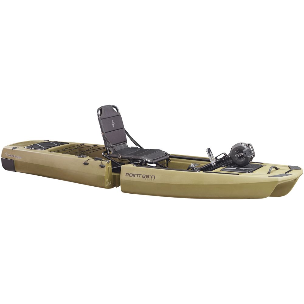 Point 65 Sweden KingFisher Solo Modular Fishing Kayak With Impulse Drive