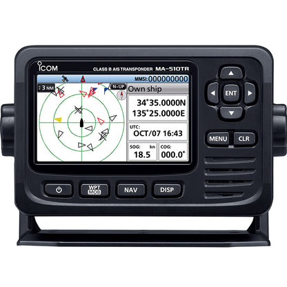 Icom MA-510TR AIS Transponder w/Antenna  4.3" Display [MA510TR 13]