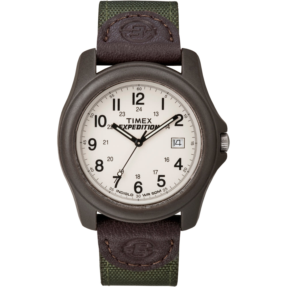 Timex Expedition Unisex Camper Brown/Olive Green [T49101]
