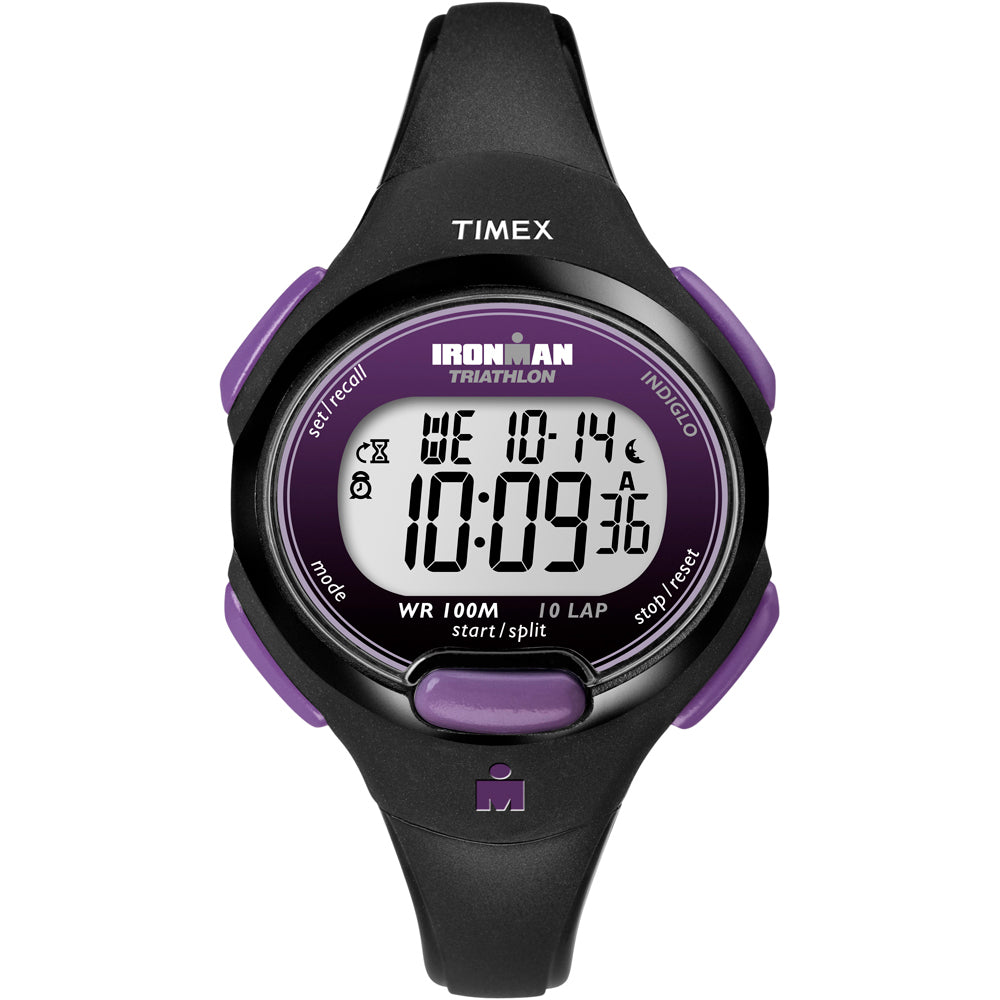 Timex IRONMAN 10-Lap Watch - Mid-Size - Purple/Black [T5K523JV]