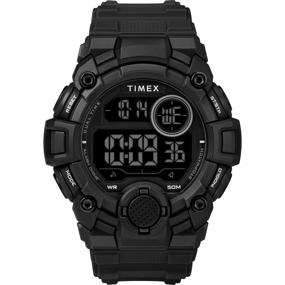 Timex Mens A-Game DGTL 50mm Watch - Black [TW5M27400JV]