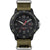 Timex Gallatin Nylon Slip-Thru Watch - Solar Green/Black Dial [TW4B14500JV]