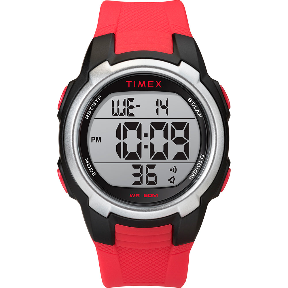 Timex T100 150 Lap Watch - Red/Black [TW5M33400SO]