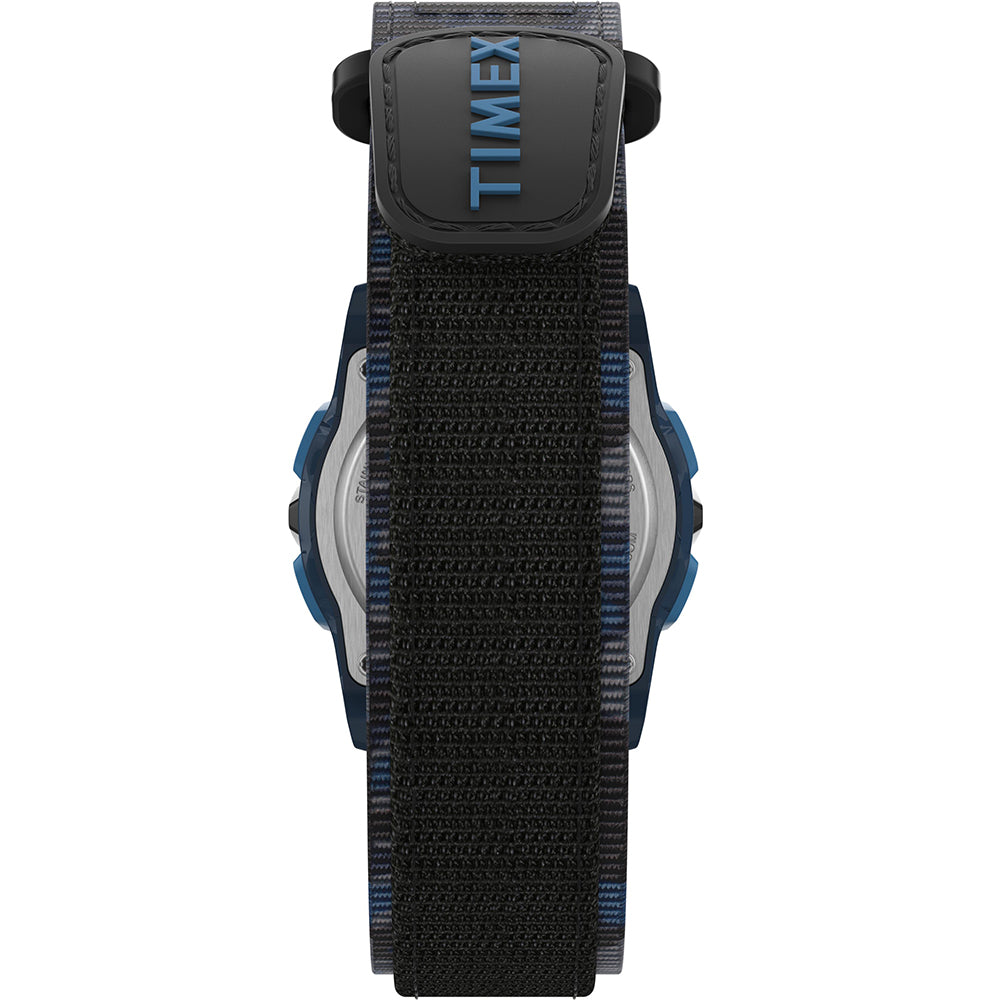 Timex Kids Digital 35mm Watch - Blue Camo w/Fastwrap Strap [TW7C77400XY]