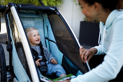 Bike Trailer Canopy Opening is Easily Accessible