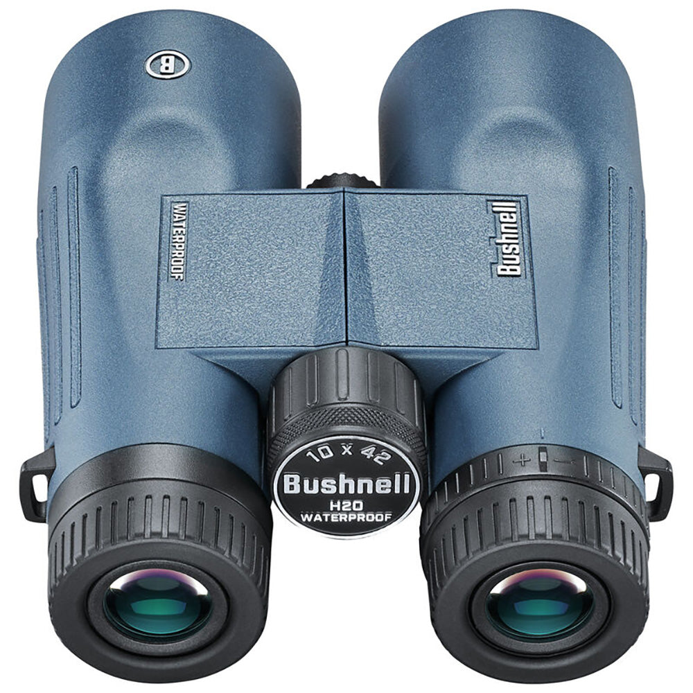 Bushnell 10x42mm H2O Binocular - Dark Blue Roof WP/FP Twist Up Eyecups [150142R]