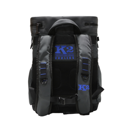 K2 Coolers Backpack Cooler Dark Grey Back View | North Star Fox