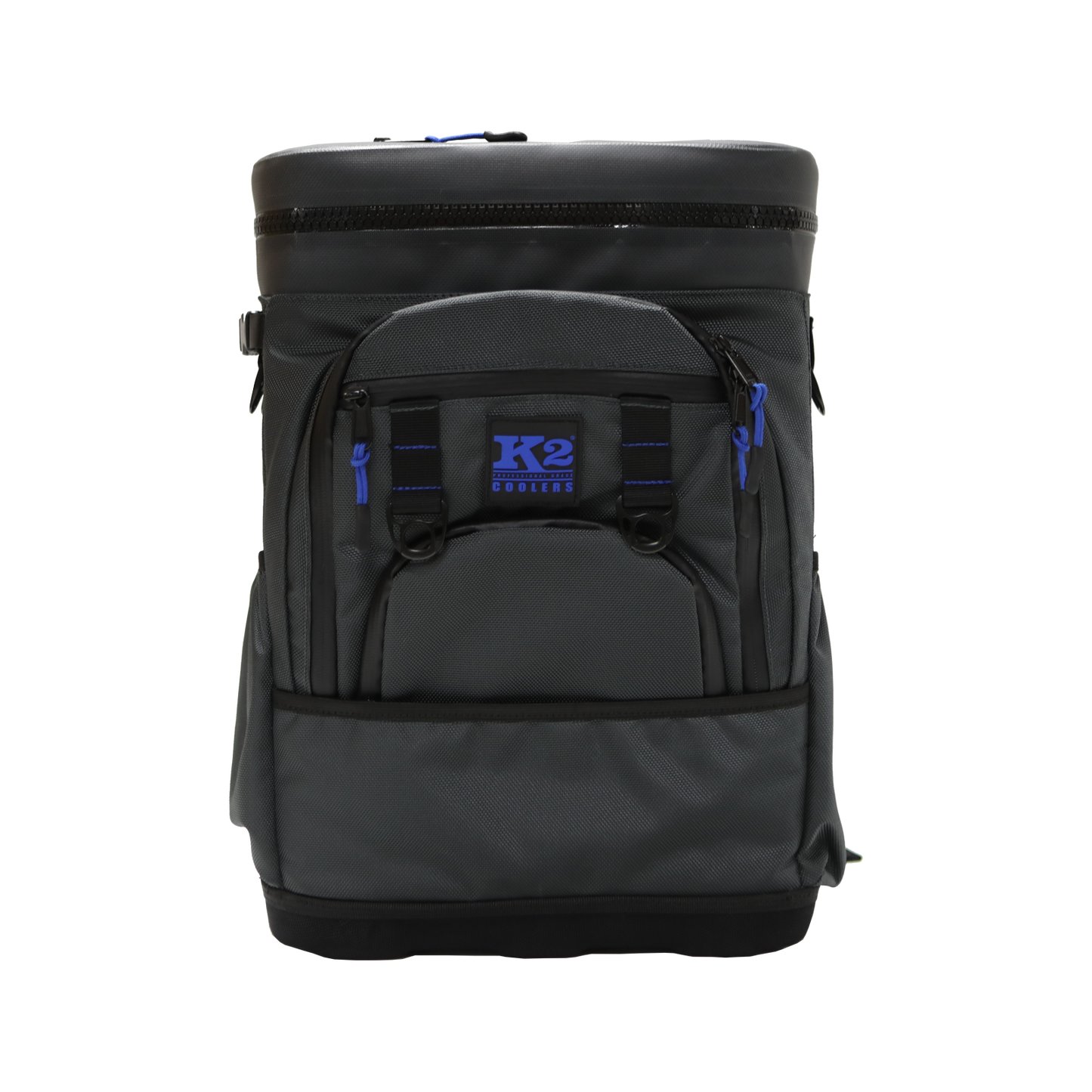 K2 Coolers Backpack Cooler Dark Grey Front View | North Star Fox