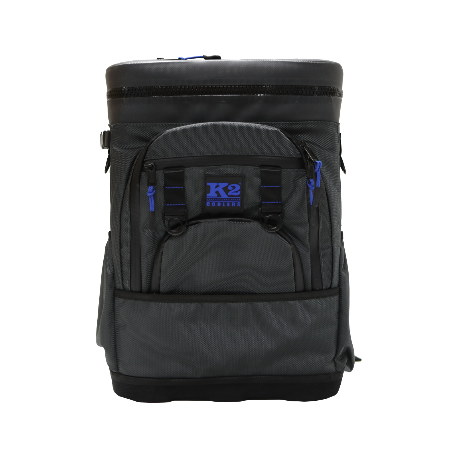 K2 Coolers Backpack Cooler Dark Grey Front View | North Star Fox